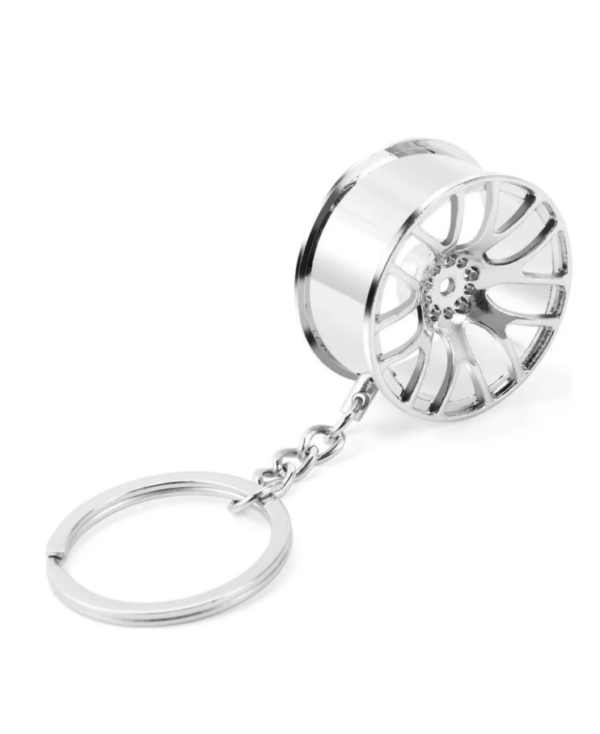 Llavero Llanta  color Plata