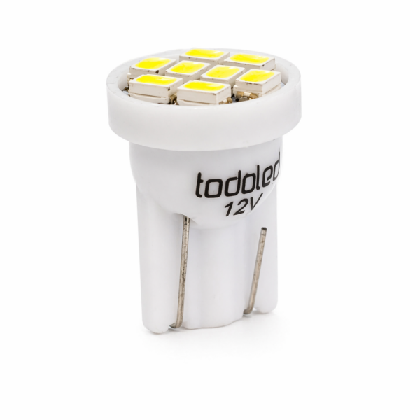 Lámpara Led Posición W5W 8 LedBlanco 12V