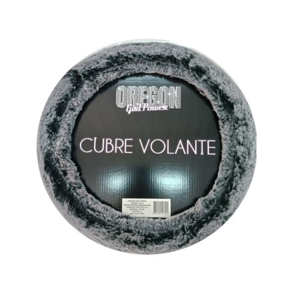 CUBRE VOLANTE PLUSH GRIS