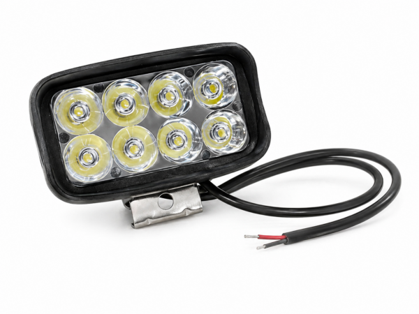 Faro Rectangular Moto 8 Leds
