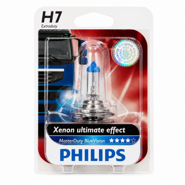 Lámpara Hálogena H7 24v master duty blue vision