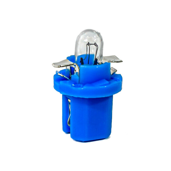 Lampara Halogena 12V 1.2W BLACK CON PORTALAMPARA AZUL