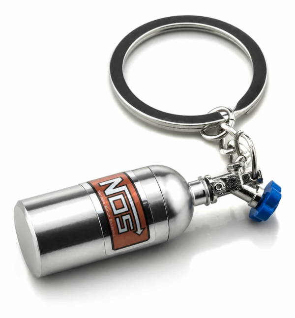 Llavero Nitro Plateado