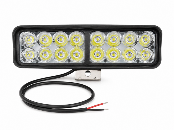 Faro Rectangular Moto 16 Leds