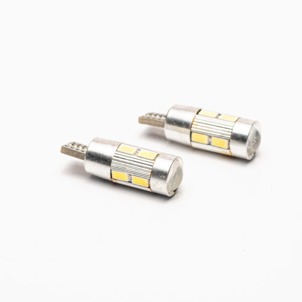 Lámpara Led Posición W5W Con Lupa Blanco 12V