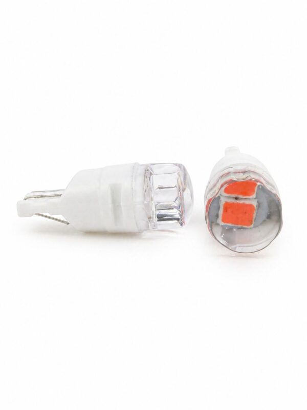 Lámpara Led Posición W5W Ceramica Rojo 12V