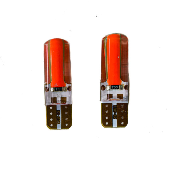 Lámpara Led Posición W5W Silicona Rojo12V