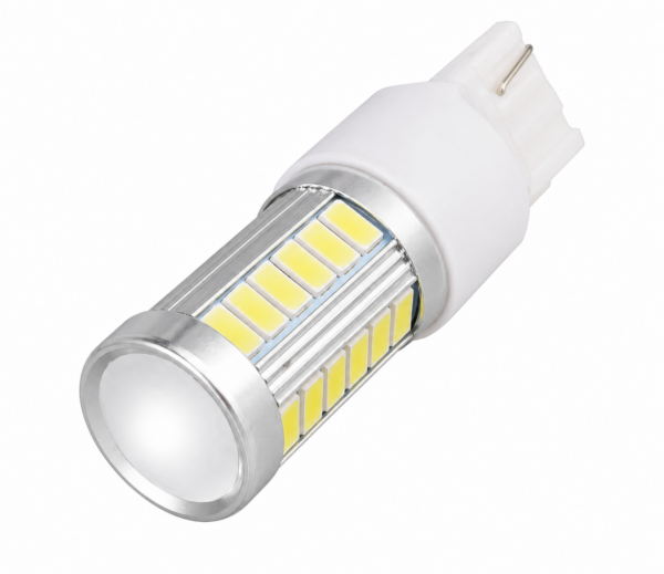 Lampara Led 1 Polo W21W Lupa Blanco 12V