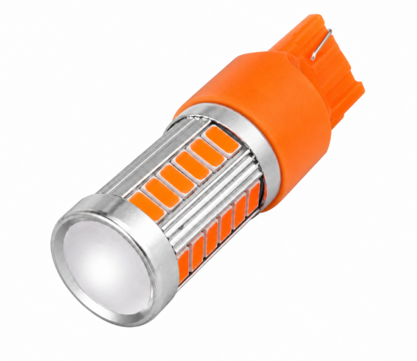 Lampara Led 1 Polo 27w Lupa Ambar 12V