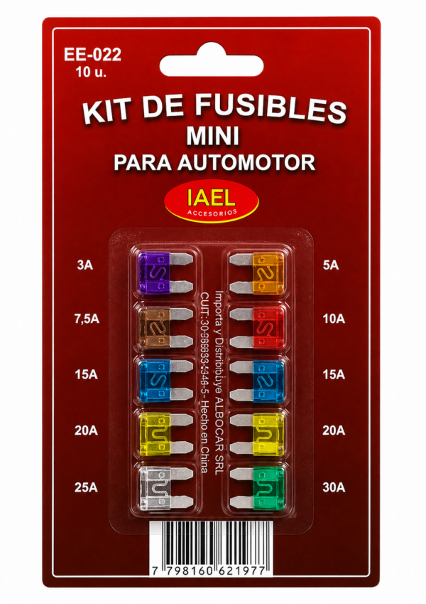 BLISTER FUSIBLE PLANO SURTIDOS (x10u) MINI