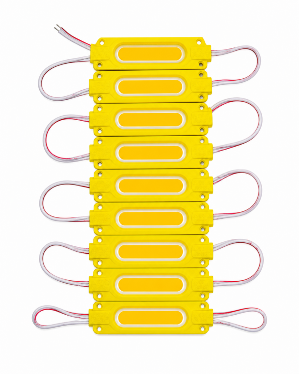 MODULO LED COB AMARILLO 12V