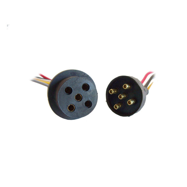 FICHA UNIVERSAL 5 VIAS ACOPLADO NYLON REFORZADA