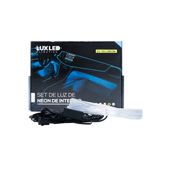 LED SEÑALIZACION INTERIOR SET X 5 HILO DE NEON RGB 12V PARA INTERIOR CON BLUETOOTH