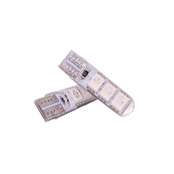 Lámpara Led Posición W5W Silicona Azul 24V