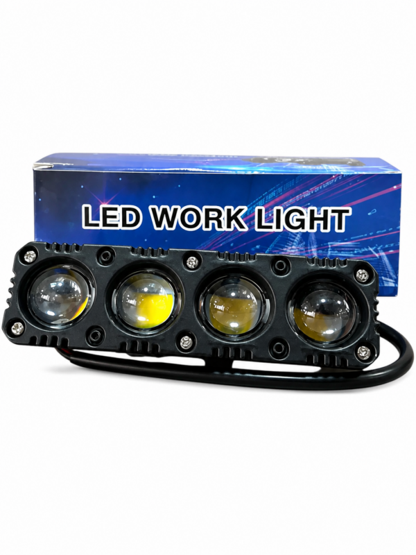 FARO PREMIUM 4 LUPAS 24W SIN COOLER 12/24V (BLANCA+AMBAR)