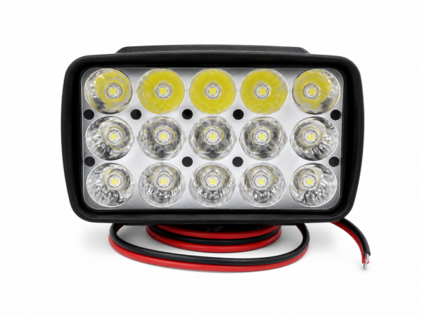 Faro Rectangular Moto 15 Leds