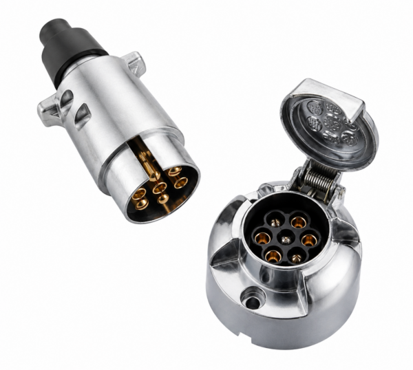SET FICHA ACOPLADO ALUMINIO 7 VIAS
