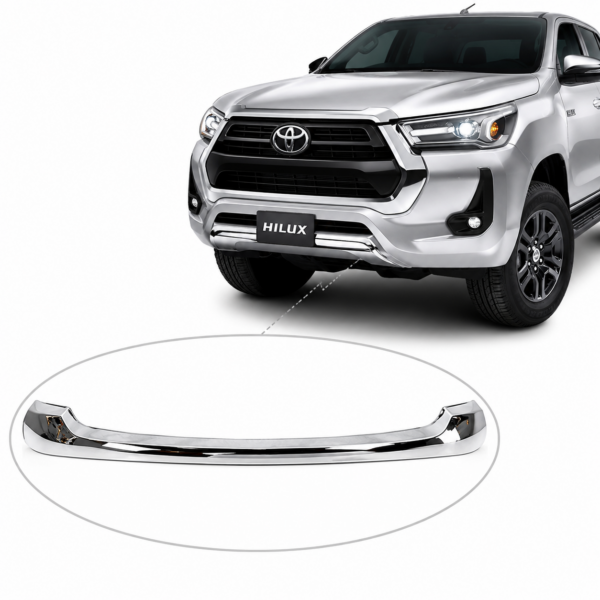 MOLDURA CROMADA SUPERIOR DE PARRILLA HILUX 21/23