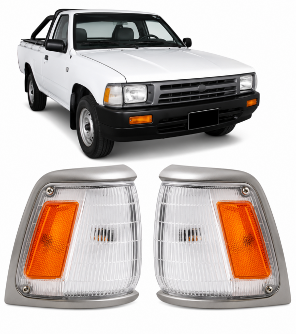 FARO DELANTERO HILUX REGLAMENTARIO MODELO 93/01 4X2 BORDE GRIS DERECHO