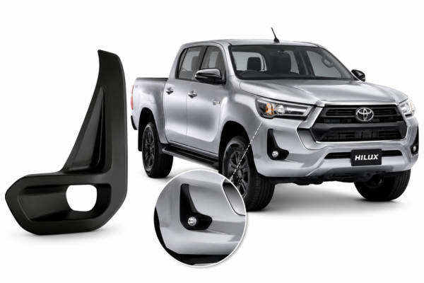 MOLDURA LATERAL PARA FARO ANTINIEBLA HILUX 21/23 DERECHO
