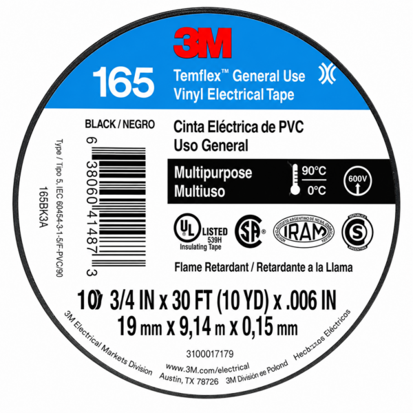 CINTA AISLADORA DE PVC 3M 165