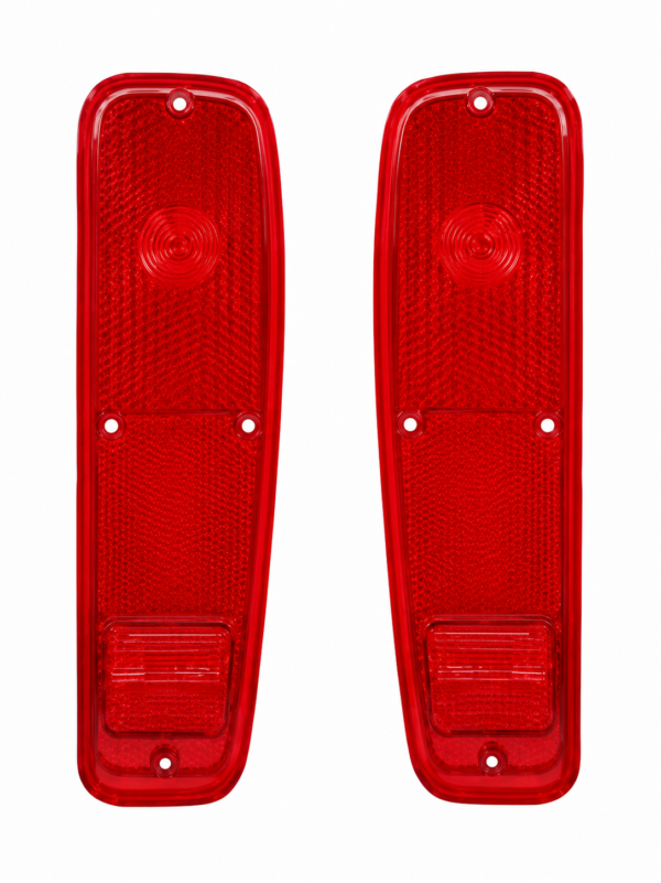 LENTE TRASERO F-100 STANDARD TODO ROJO SIN RETRO MODELO 74/80 DERECHO