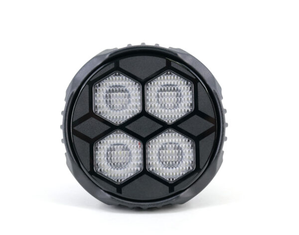 FARO DE LED UNIVERSAL REDONDO 3,1" COLOR BLANCO - 40 WATTS - 4 CHIPS LED OSRAM