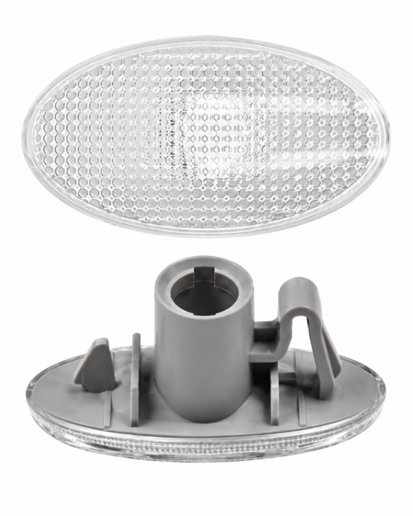 FARO LATERAL 206 / 307 MOTEADO CRISTAL