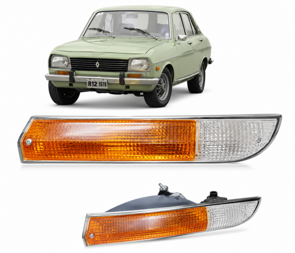 FARO DELANTERO 504 MODELO 69/82 BORDE CROMADO DERECHO