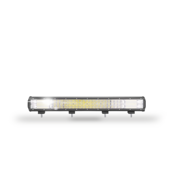 BARRA DE 63 LED DE 3 WATTS TIPO EPISTAR + DISPLAY LED 3030 SMD AL COSTADO - 324 WATTS - 59 CM DE LARGO COLOR BLANCO