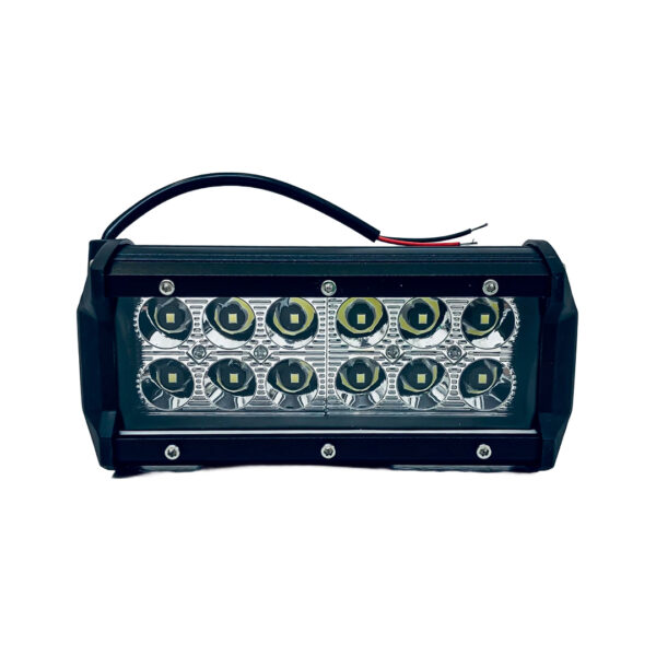 BARRA DE LED EPISTAR RECTA BARRA DE 12 LED 36 WATTS - EPISTAR (16,6 CM DE LARGO)