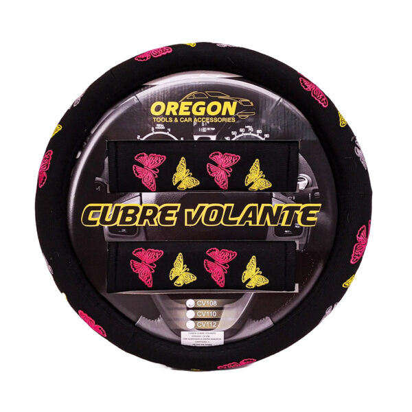 CUBRE VOLANTE MARIPOSAS