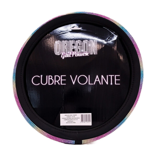 CUBRE VOLANTE STRASS/MULTICOLOR