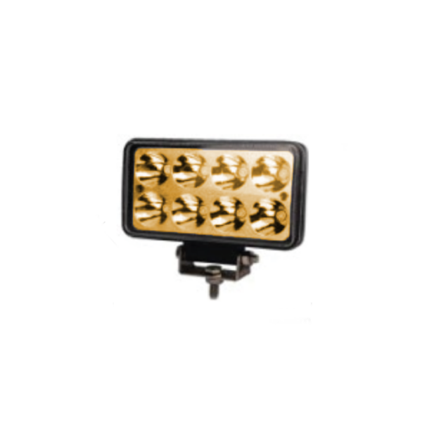 FARO DE LED UNIVERSAL RECTANGULAR AMBAR
