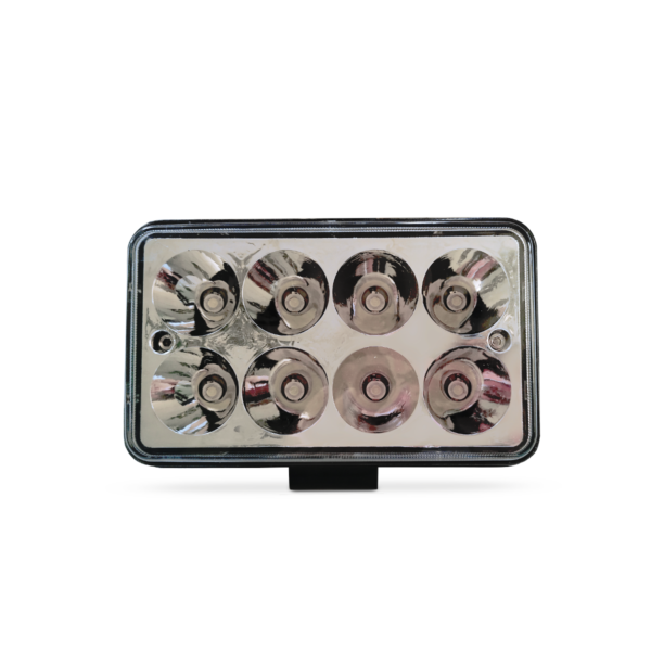 ARO DE LED UNIVERSAL RECTANGULAR 24 WATTS (8 LED 3 WATTS) 15.5 9 CM COLOR BLANCO 12V / 24