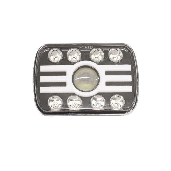FARO RECTANGULAR 19,5x14CM 16 LEDS, 34W, 4 FUNCIONES