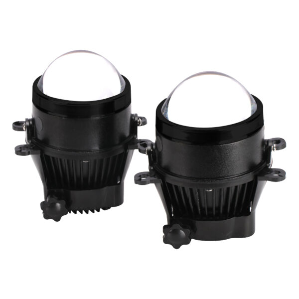 JUEGO DE PROYECTORES LED 3" CON LUPA PARA REEMPLAZAR FAROS ANTINIEBLA