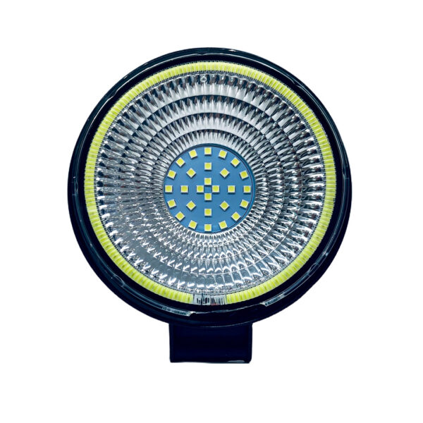 FARO DE LED CIRULAR  BLANCO CON OJO DE ANGEL BLANCO