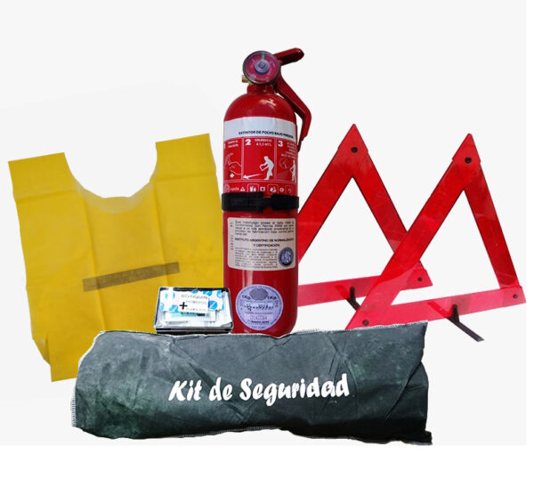 KIT REGLAMENTARIO SEGURIDAD 5 ELEMENTOS