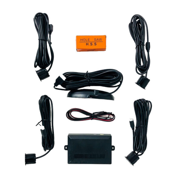 KIT DE SENSORES DE ESTACIONAMIENTO NEGRO