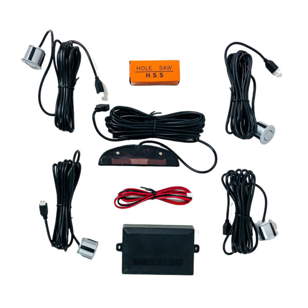KIT DE SENSORES DE ESTACIONAMIENTO GRIS PLATA