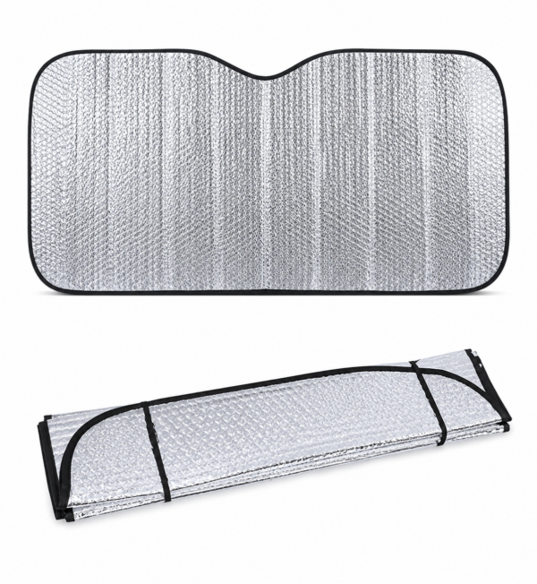 PARASOL CORTINA DELANTERA METALIZADA (130x60CM)