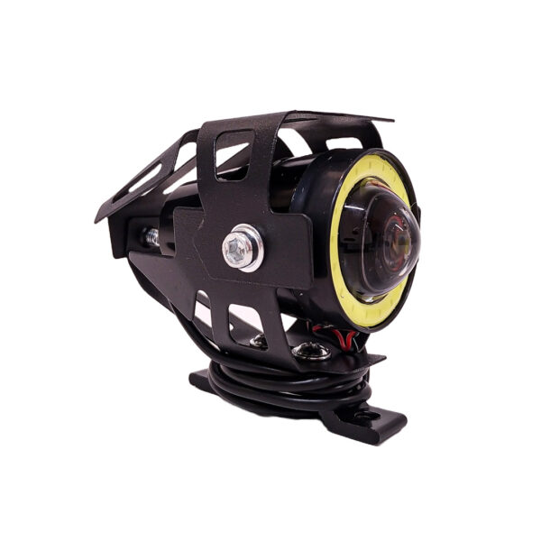 FARO DE LED UNIVERSAL LUZ LED ALTA Y BAJA BLANCA CON FUNCION FLASH Y OJO DE ANGEL BLANCO