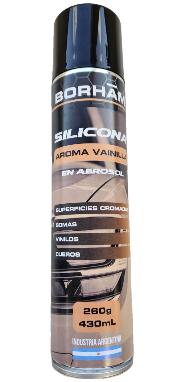 SILICONA AEROSOL FRAGANCIA VAINILLA X 430 ML