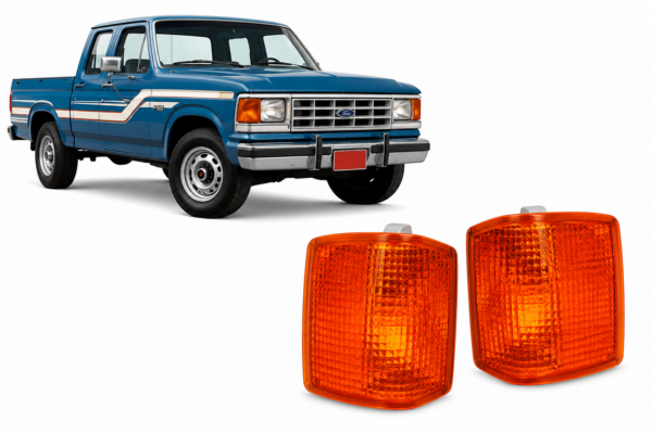FARO DELANTERO D-10/D-20 MODELO 93/97 ÁMBAR DERECHO