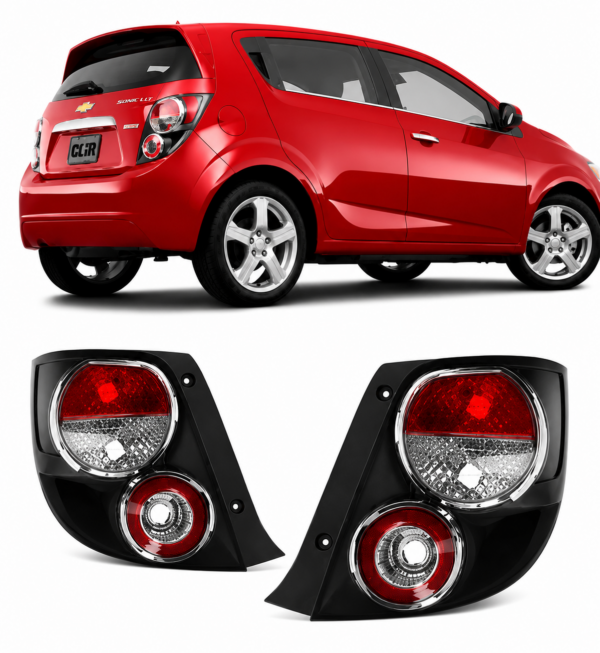 FARO TRASERO SONIC 12/AD 5 PTAS LTZ ARO CROMADO DERECHO