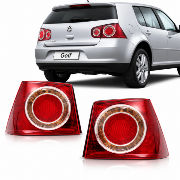 FARO TRASERO GOLF EXTERIOR 08/11 BASE ROJA DERECHO