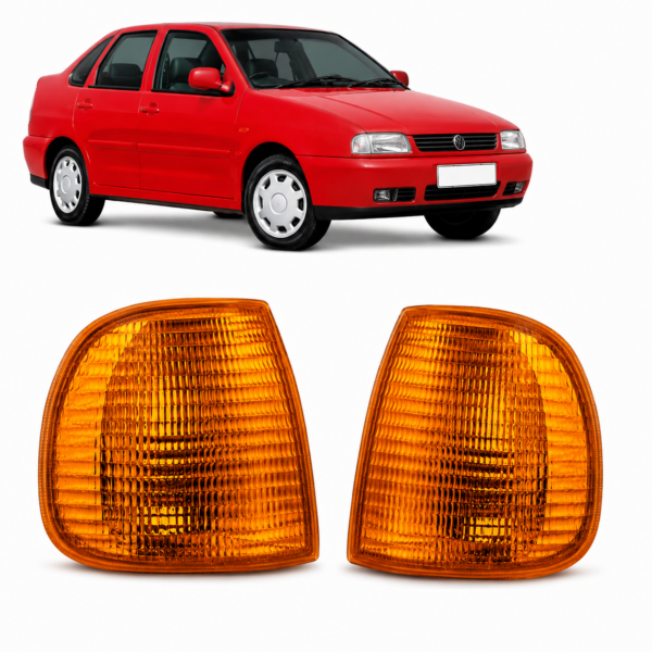 FARO DELANTERO POLO MODELO 96/99 AMBAR DERECHO