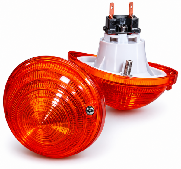 FARO DELANTERO 600 AMBAR MODELO 68/80