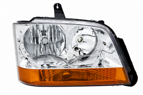 OPTICA CHEVROLET S-10 01/08 FASE II FONDO CROMADO GIRO AMBAR DER (LAMPARAS H1-H7)